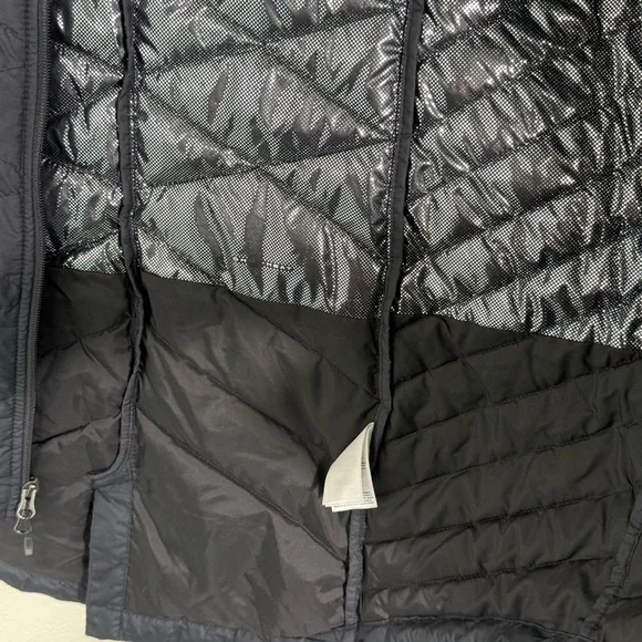 Columbia long quilted Vest Omni heat size large black Heavenly II Long Vest - Picture 13 of 14